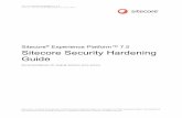 Sitecore Security Hardening Guide