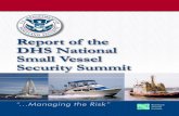 Report of the DHS National Small Vessel Security Summit