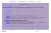Ohio's New Learning Standards: K-12 World Languages