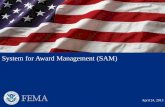 System for Award Management (SAM) Webinar