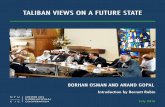 TALIBAN VIEWS ON A FUTURE STATE