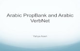 Arabic PropBank and Arabic VerbNet