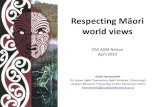 Respecting Maori world views