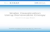 Desalination Using Renewable Energy