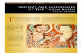 BRONZE AGE LANGUAGES OF THE TARIM BASIN
