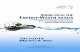 Addressing the Energy-Water Nexus: Roundtable on Science and ...