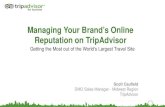 Managing Your Brand's Online Reputation on TripAdvisor