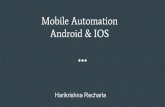 Android & IOS Automation