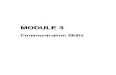 Module 3: Communication Skills