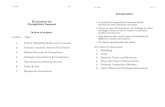 Lecture 1 -- Modelling and Economics Primer
