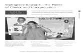Multigenre Research: The Power of Choice and Interpretation