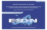 Social innovation in Europe : an overview of the concept of social ...