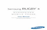 Samsung Rugby 4 User Guide | Bell Mobility | Bell Canada