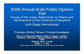 a new University of Maryland/Zogby International opinion poll