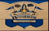Pitt New Student Orientation Schedule 2016