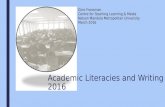 Academic Literacies & Writing at NMMU - 2016