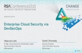 Enterprise Cloud Security via DevSecOps