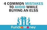 4 Common Mistakes To Avoid While Buying An ELSS