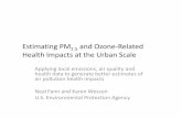 Estimating health impacts at the urban scale (PDF)