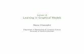 Lecture 13 Learning in Graphical Models