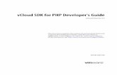 vCloud SDK for PHP Developer's Guide - vCloud Director 5.5