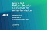 Platform Security Architecture for embedded devices
