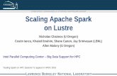Scaling Apache Spark on Lustre