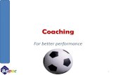 Coaching For better performance