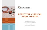 Effective clinical trial design