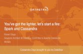 Cassandra + Spark (You’ve got the lighter, let’s start a fire)