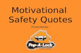 Motivational Safety Quotes