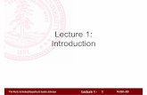 Lecture 1 - Intro to Computer Vision, historical context.