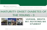 Maturity Onset Diabetes of the Young 3