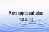 Water ripples and online marketing