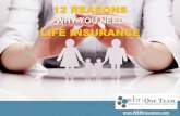 12 Reasons Why You Need Life Insurance