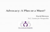 Advocacy: A Plus or a Must?