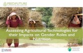 Assessing Agricultural Technologies for their Impacts on Gender Roles and Nutrition