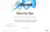 Scaling Security Operations and Automating Governance: Which AWS Services Should I Use?