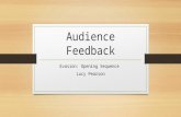 Audience Feedback Opening Sequence (Evasion)