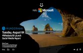 Windows 10 Launch - Social Media Approach