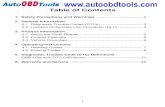 Autel maxscan-gs100-scan-tool-user-manual
