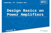Design Basics on Power Amplifiers