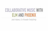 Collaborative music with elm and phoenix