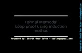 #6 formal methods – loop proof using induction method
