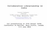 Collaborative librarianship in india