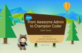 From Awesome Admin to Champion Coder by Ashima Saigal, David Liu, Jennifer Bennett, LeeAnne Templeman & Nana Gregg