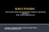 Ravi Foods - an investment proposal to set up a dairy farm and an agri-marketing company