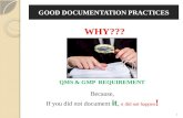 GMP - GOOD DOCUMENTATION PRACTICES