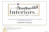 Interiors Company Profile