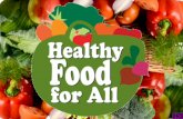 Healthy Foods Examples and Activities